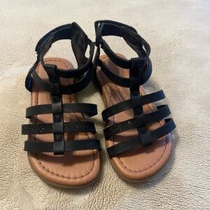 The Children's Place Black Strappy Girls Sandals